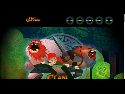 Clan O'Conall (Real Project) animation branding design graphic design ui ux web design
