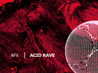 AFX / Acid rave - Acid techno EP album cover design acid beatport cover cover design design ep graficky dizajner grafik piestany rave slovakia slovensko techno