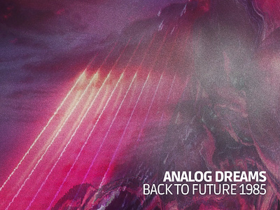 Analog Dreams - Retrowave, synthwave album EP cover design album art blade runner cover darksynth design future graficky dizajner grafik music piestany poster retro retrowave slovakia slovensko synthwave