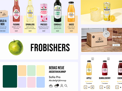 Frobishers - Overview branding ui web design