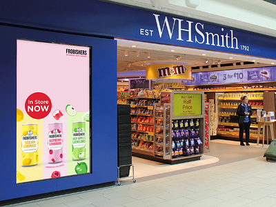 Frobishers - WHSmiths Point of Sale Advert advert bubble floating instore motion graphics point of sale pos