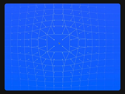 Interactive Canvas Grid Field [open-source code] 3d animation canvas design grid interaction interactive javascript minimal motion mouse playful ui web