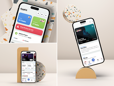AppKit | Mobile Kit & PWA Template - To Do App android app app kit card list cards design ios iphone mobile pwa pwa design sidebar task task card task list task management to do to do app todoist ui web app