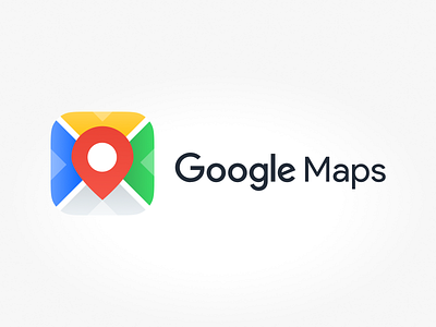 Google Maps - App icon redesign concept #17 app branding color colorful design graphic design illustration logo map pin squares symetric ui ux vector