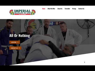 Imperial Brazilian Jiu Jitsu (Real Project) animation branding design graphic design ui ux web design