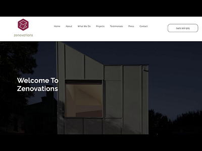 Zenovations (Real Project) animation branding design graphic design ui ux web design