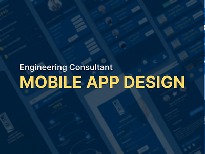 Mobile Application UI UX Design For Engineers app app design logo mobile application design ui uiuxdesign user interace design ux