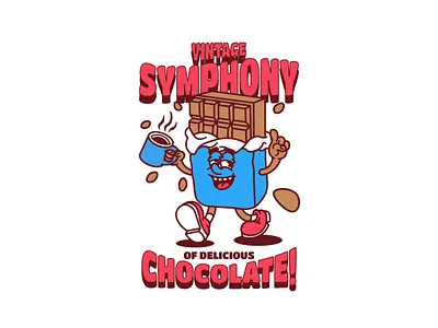 Hot Chocolate 60s 70s brand brand identity branding cartoon character chocolate classic graphic design hot choco illustration logo mascot merchandise retro summer t shirt vector vintage