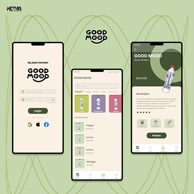 GOOD MOOD_Drink Mobile Apps branding drink goodmood healthy mobile app ui uiux