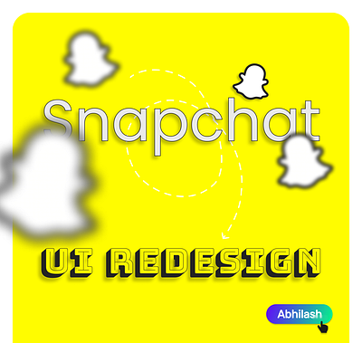 Snapchat UI/UX Short Case study and UI Redesign. android app design design designer figma graphic design graphic designer interface design ios mobile app mobile app design photoshop product design snapchat snapchatuiux ui uiux designer ux visual design web design