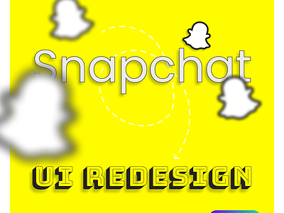 Snapchat UI/UX Short Case study and UI Redesign. android app design design designer figma graphic design graphic designer interface design ios mobile app mobile app design photoshop product design snapchat snapchatuiux ui uiux designer ux visual design web design