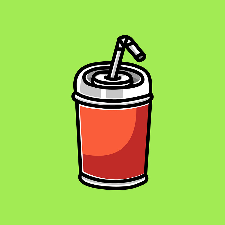 Soda Doodle Cartoon Illustration by Kruweks Studio on Dribbble