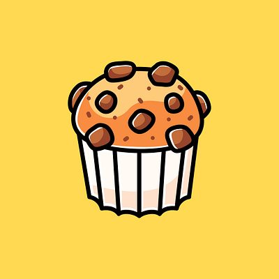 Cup Cake Doodle Cartoon Illustration art artwork branding cake cartoon colorful cup cake cute design doodle doodles dribble element icon illustration kawai logo set ui vector