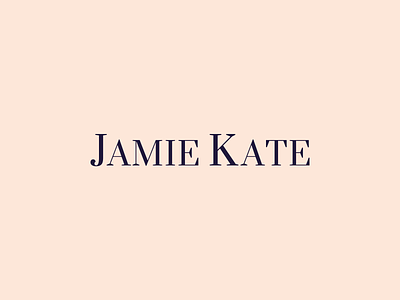 Jamie Kate Brand brand identity branding design identity jewellery jewelry logo prata slab serif typography web web design