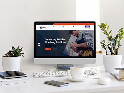 Plumbing Website Design branding ecommercedesign responsivedesign ui userinterface webdesign website design