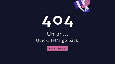 404 page (Error page) dailyui ui
