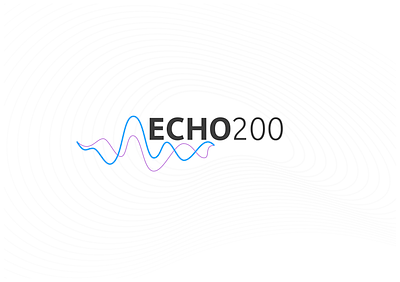 ECHO 200 branding graphic design identity logo