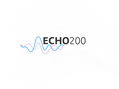 ECHO 200 branding graphic design identity logo