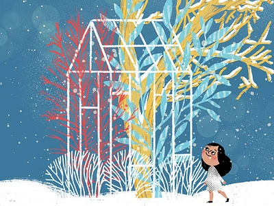 Winter children art children book illustration children illustration children illustrator illustration illustrator kid art kid illustration kid lit kidlitart kidlitartist kidlitillustration photoshop picture book picture book illustration procreate procreate app