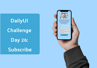 DailyUI Challenge Day 26: Subscribe. app app design dailyui design ui
