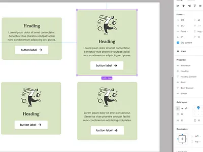 Combining Components In Figma button components design figma ui ux