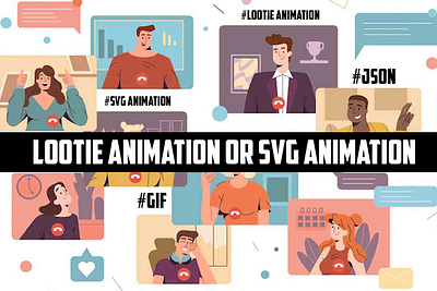 LOTTIEANIMATION AND SVG ANIMATION