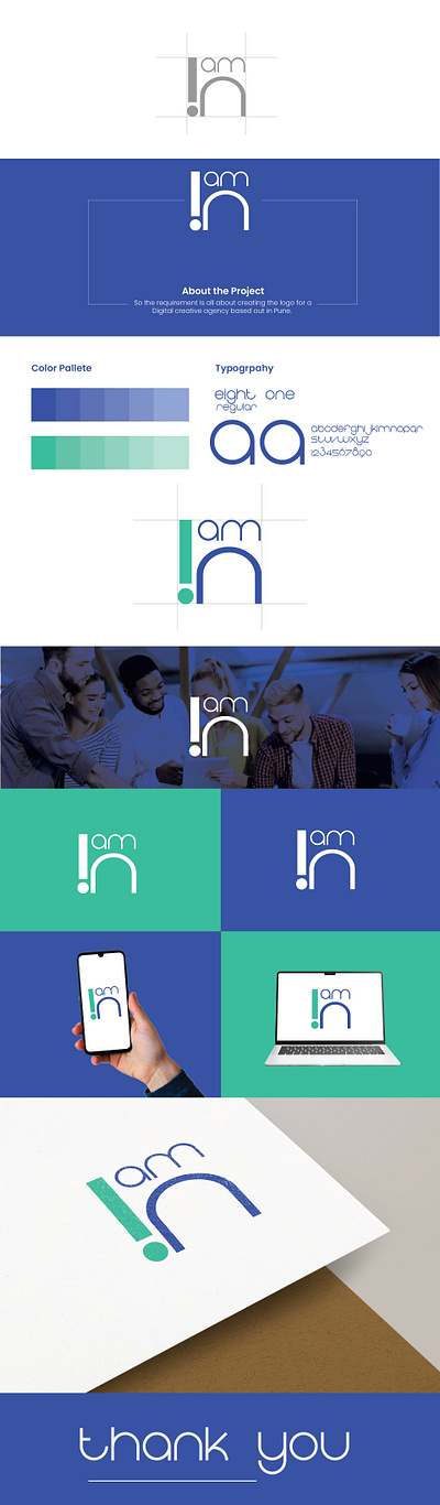 Logo Design for #IaminMedia! branding graphic design logo ui