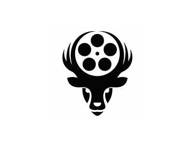 Deer Cinema animals cinema deer film logo