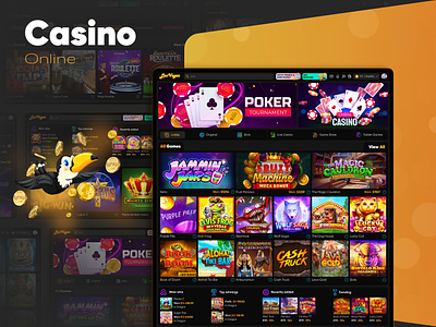 Casino Landing Page | Gambling | iGaming app betting branding casino design figma gambling graphic design igaming landing ui ux
