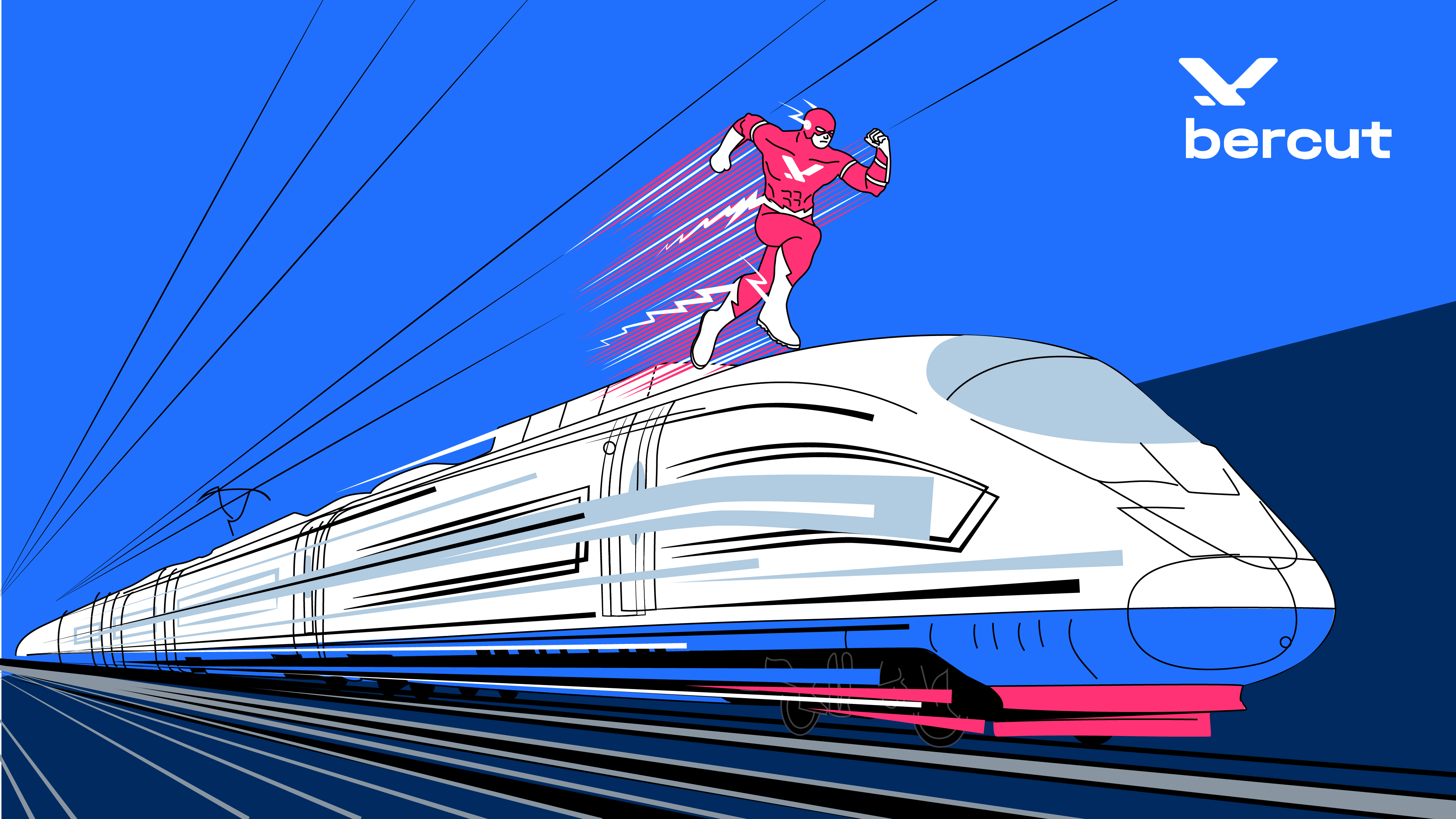 Faster than fast in DBMS art graphic design identity illustration