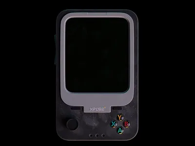 90's Portable Game Console 3d 3d model 90s portable game console animation behance cinema consoles dribbble emiliance game maxon modelling redshift sticker