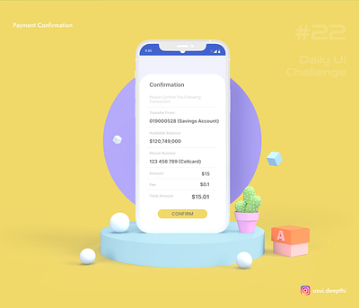 Payment Confirmation | Daily UI Challenge # 22/90 ui design ux design uxui designer