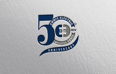 50 Anniversary Logo (unused) anniversary anniversary logo branding creative creative design creative logo design graphic design illustration letter logo logo logos modern logo success day typography unique logo vector