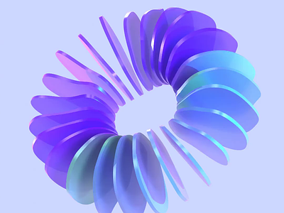 Displacement Loop 3d animation blender cgi design loop looping model modeling motion motion graphics render