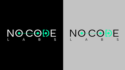 NO CODE LABS Logo Studies branding design graphic design graphicdesign logo typography vector