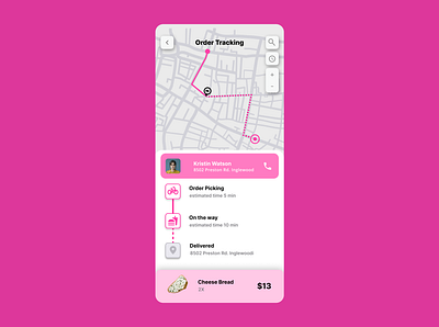 Location Tracker App UI
