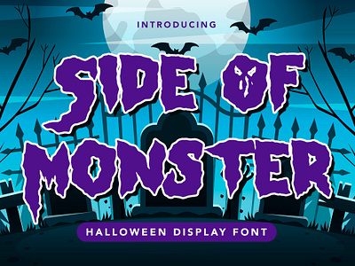 SIDE OF MONSTER 31 october banner branding cartoon comic decorative display flyer halloween hatf horror label logo merchandise music poster product scary side of monster spooky