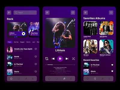 Tune - Music Player animation branding logo ui