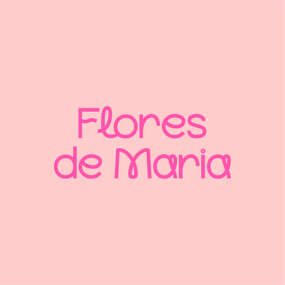Flores De Maria Project branding graphic design illustration logo mockup packaging typography
