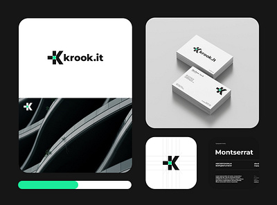 krook it | Visual identity 3d adobe photoshop animation app branding business card card clean design graphic design illustration it logo logo design technology ui visual identity