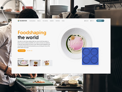 MoldBrothers - Home design food minimal production silicone ui ux web web design webdesign