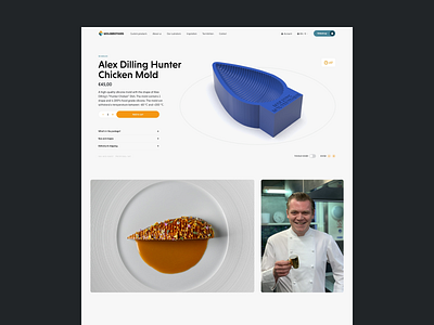 MoldBrothers - Product 3d design food mold minimal product ui ux web web design webdesign