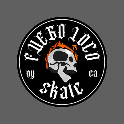 Fuego Loco Skate Brand branding hoodie logo los angeles new york skateboard skull