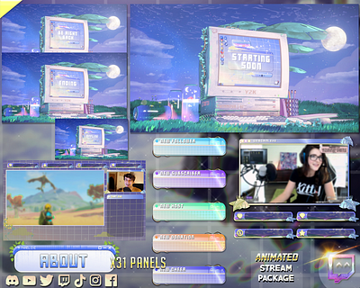 ⭐ Animated Twitch Overlays Pack Aesthetic ⭐ 3d aesthetic overlay animation cute twitch overlay graphic design kawaii twitch overlay motion graphics obs overlays stream graphics stream overlays streamelements overlay streaming streamlabs overlay twitch twitch animated overlay twitch cozy overlay twitch kawaii twitch overlay