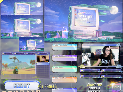 ⭐ Animated Twitch Overlays Pack Aesthetic ⭐ 3d aesthetic overlay animation cute twitch overlay graphic design kawaii twitch overlay motion graphics obs overlays stream graphics stream overlays streamelements overlay streaming streamlabs overlay twitch twitch animated overlay twitch cozy overlay twitch kawaii twitch overlay