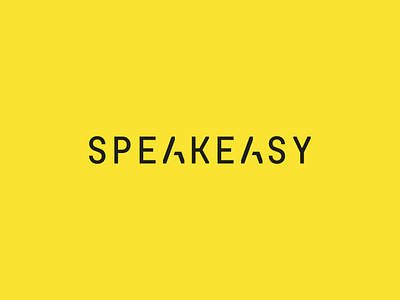 Speakeasy Rebrand brand agency branding design focus lab identity logo logo design odi rebrand seed stage startup startup logo
