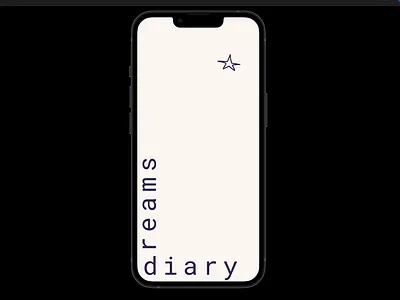 app diary&dreams animation ui ux