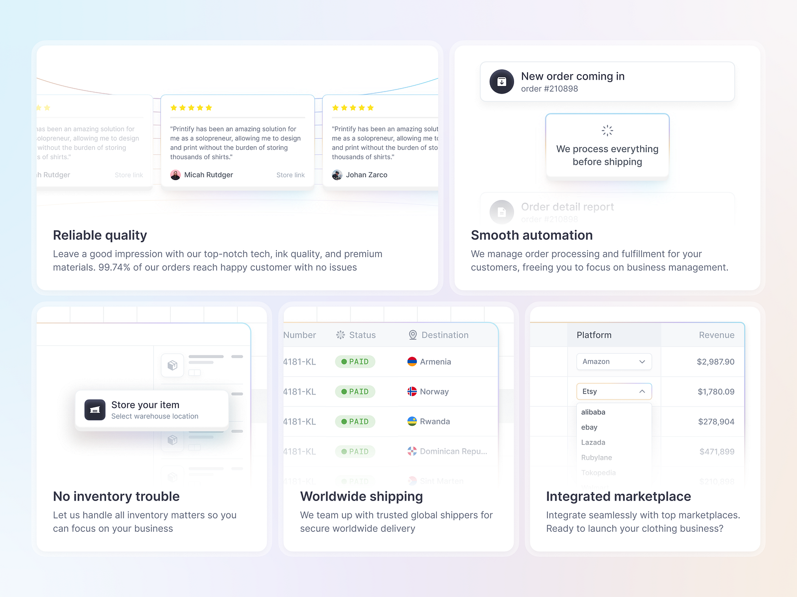Merch Website Feature by Firman JP on Dribbble