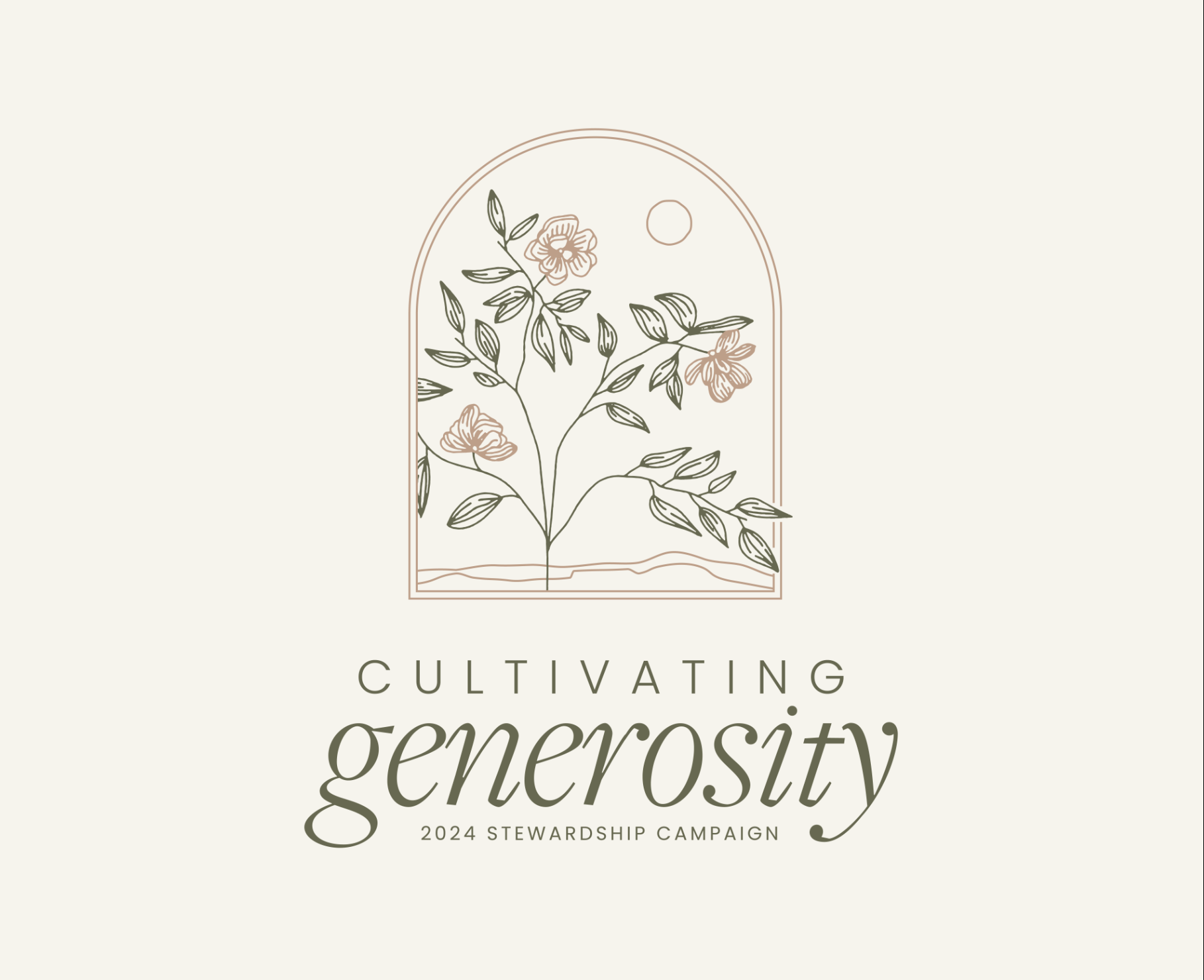 Cultivating Generosity – Sermon Series bible bible study branding church church design flower generosity illustration line art logo magnolia nature sermon sermon series