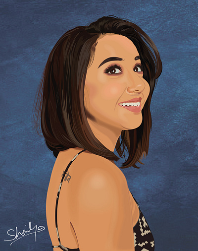 Prajakta Koli - Digital Portrait Illustration adobe animation art digitalart graphic design illustration illustrator portrait